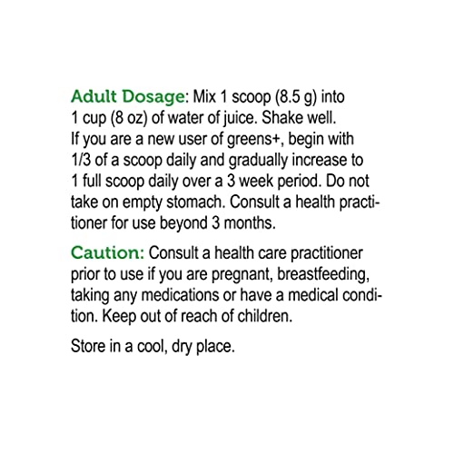 Genuine Health Greens Original, Natural Flavour, Superfood Powder, Non Gmo, 510G Tub, 60 Servings #TOP3