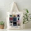 WDSXWH In My Hamilton Era Tote Bag, Canvas Bag for Women, Women Cotton Canvas Bags, Tote Bags for Grocery, Shopping, Beach & Daily Use, Hamilton Broadway Fans Gift, Musical Gift #2