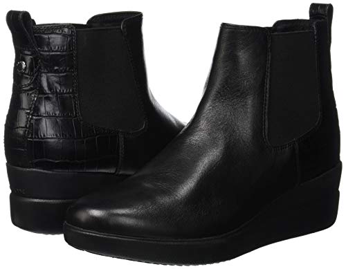 Geox D STARDUST B Stivaletti Donna,Nero (Black