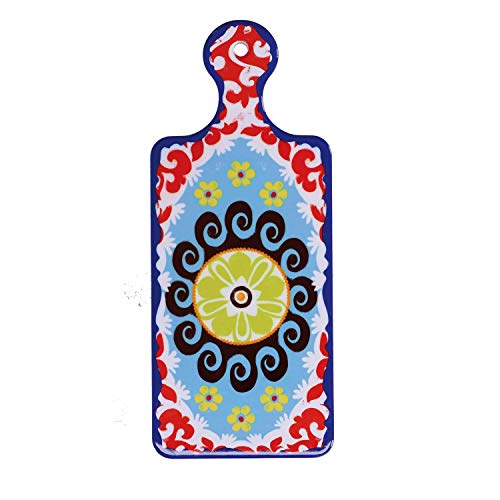 Rose & Tulipani - Planche à découper rectangulaire en Gift Box -Serie Nador, Accessoires - Planche à découper de cuisine - Céramique - 29 x h12 cm Cover