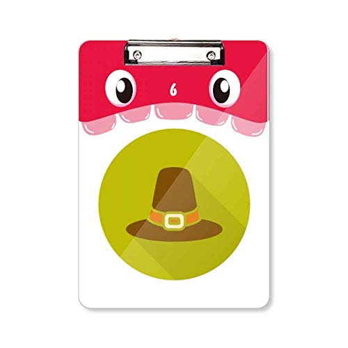 Porte-bloc A4 motif Thanksgiving pour ecrire debout sans support rigide