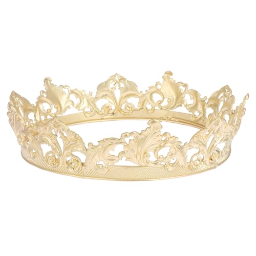 Couronne en métal POPETPOP accessoire de tête robuste au fini brillant