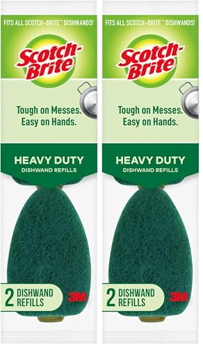 Image of Scotch-Brite Heavy Duty Dishwand Refills, Keep Your Hands Out of Dirty Water, 2 Refills (Pack of 2)