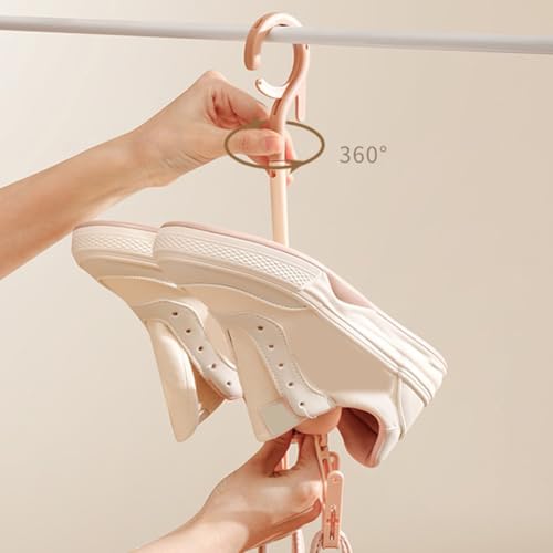 Étagère à chaussures rotative contre le désordre des vêtements - 3