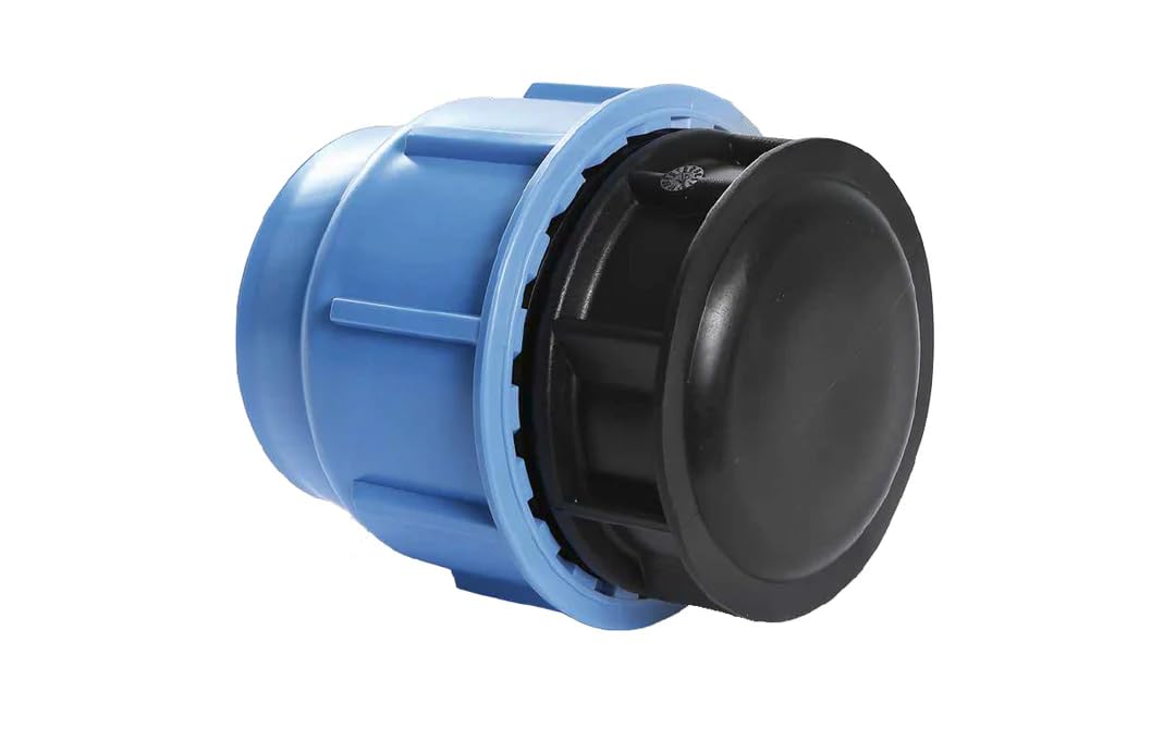 Hydure Compression Fittings End Cap for HDPE & PP Pipes | Durable Leak-Proof Pipe Seal | 1 1/4" | (40mm)-image-47