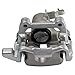TRQ Rear Driver and Passenger Side Brake Caliper Set Caliper Brackets Hardware Compatible with 07-09 Volkswagen Jetta with 260mm Diameter Rear Rotors 09 Audi A3 with 260mm Diameter Rear Rotors