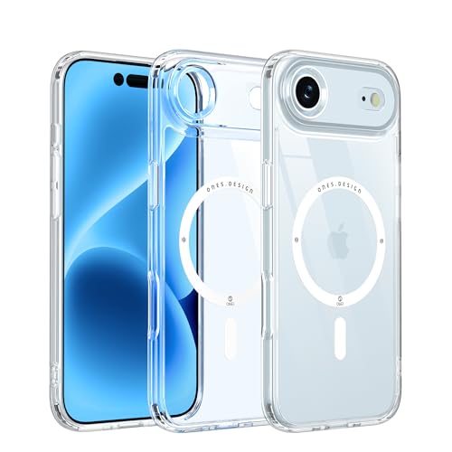 Image of ONES Magnetic for iPhone 17 Air Slim Case, [Compatible with Magsafe] [Military-Grade Drop Protection][Anti-Yellowing], Shockproof Protective Cover for iPhone 17 Air, Scratch-Resistant, Transparent