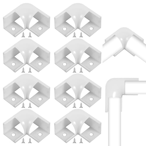 Canal aluminio LED en forma de V con conectores y tornillos para esquinas