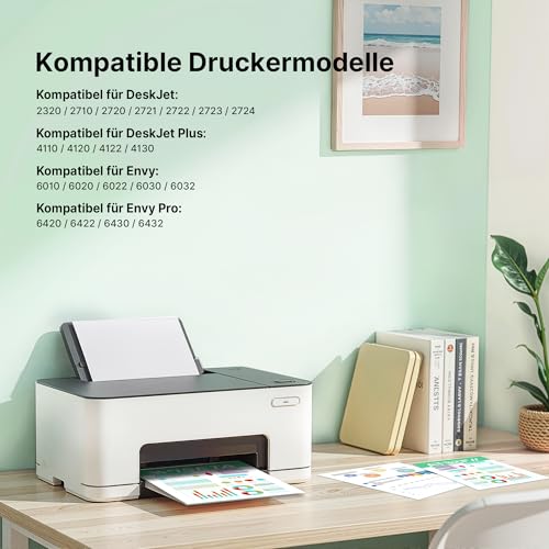 305 XL patronen für HP 305 druckerpatronen Combo Pack für HP 305 Tintenpatronen für DeskJet 2710 2720 DeskJet 4100 4130 Envy 6010 6030 Envy Pro 6420 6430 patronen (Schwarz & Farbe)