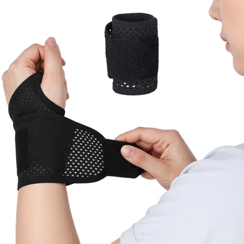 cobee Ultra-Thin Wrist Braces, Breathable Mesh Wrist Wraps Support