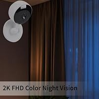 2K WiFi Cameras for Home Security with 24/7 Live Video/Image, Spotlight Siren and Audio, Indoor Security Camera for House, Pet, Baby, Motion Detection, Color Night Vision, Cloud and SD Storage — image 6