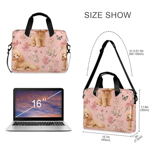 Maletín Crossbody para Laptop 15.6 pulgadas Rosa miniatura 5