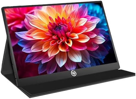 NPO NPM6 15.6" IPS FHD 5ms 60Hz Type-C Telefon ve Oyun Konsolu Uyumlu Metal Kasa Taşınabilir Monitör — Amazon ürün görseli