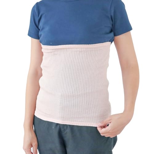 絹屋 シルク 腹巻 リブ ゆったり 大きい 4814-02 桜色 妊婦 マタニティ レディース メンズ 温活 あたたかい 冷え性 冬