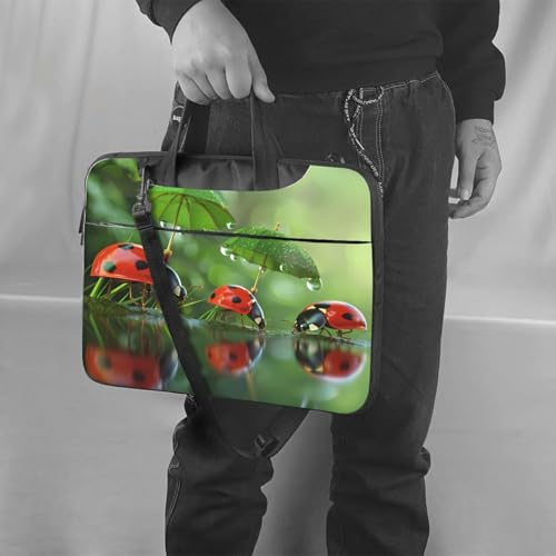 Bolso maletín para laptop animal mariquitas miniatura 2