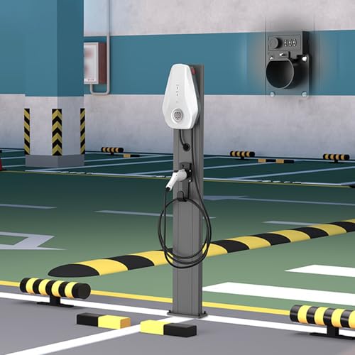 Support de recharge pour véhicule électrique et crochet en J pour câble de garage
