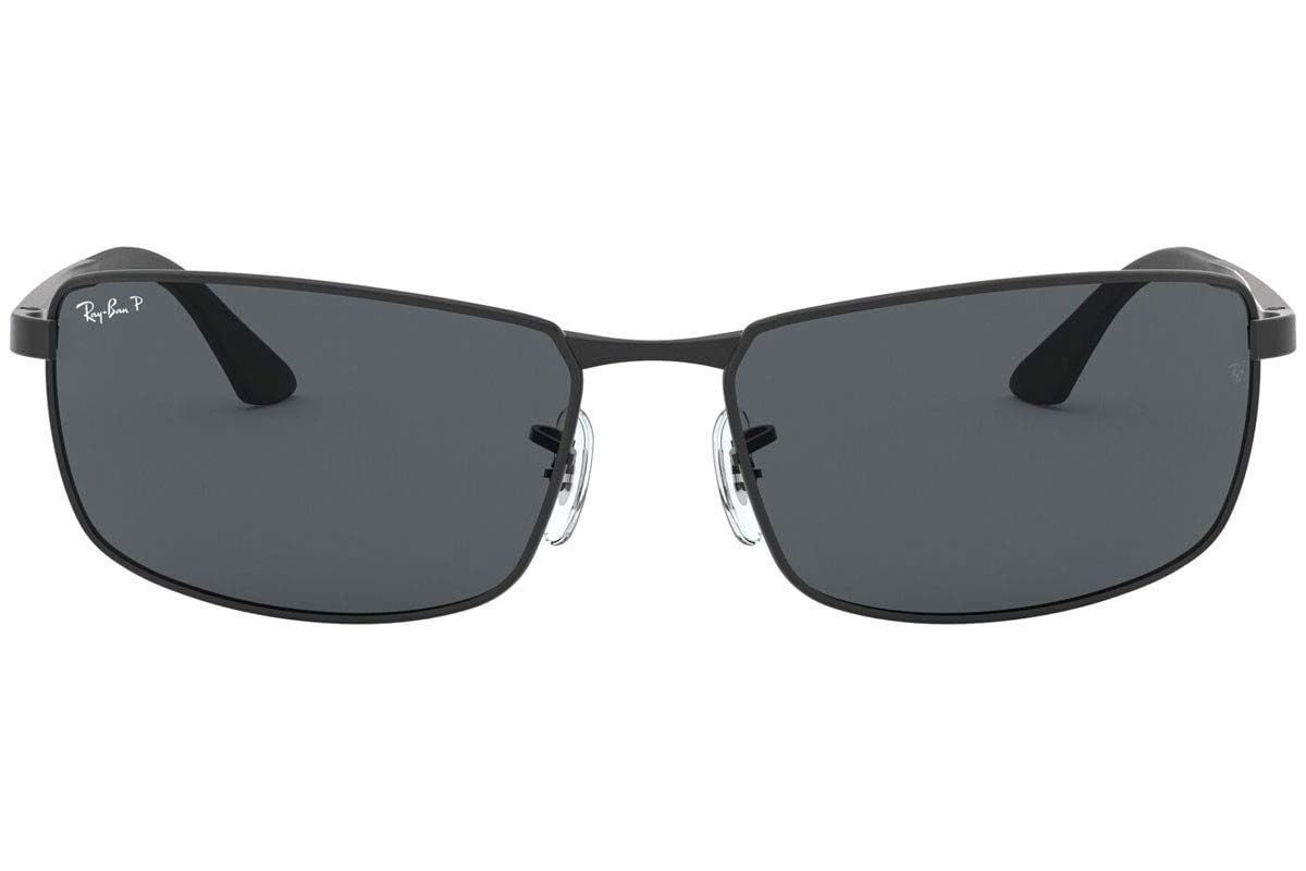 Ray-Ban Unisex Mod. 3498 okulary przeciwsłoneczne, czarne (podstawa: Czarne, szkieł: zielone klasyczne 002/71), rozmiar XL (rozmiar producenta: 61)