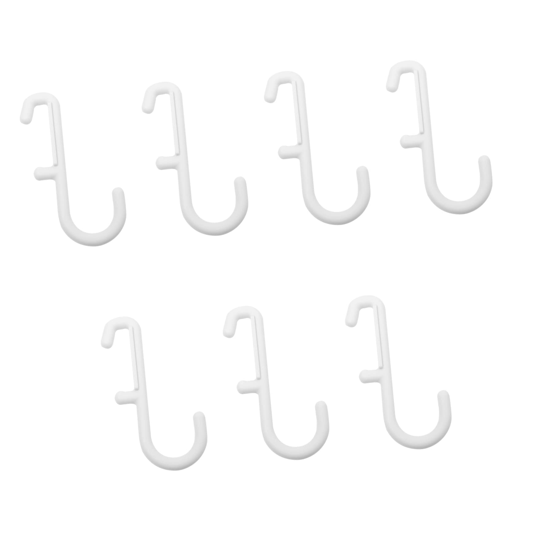 GLEAVI Supermarket Pegboard Hangers 7 Pack Space-Saving Hooks for Tools Cables