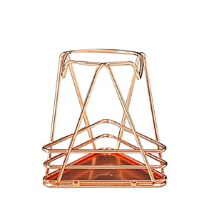 SDTFGRGHJD Eenvoudige Stijlvolle Metalen Pen Houder Driehoekvormige Bureau Organizer Case Multifunctionele Metalen Pen…