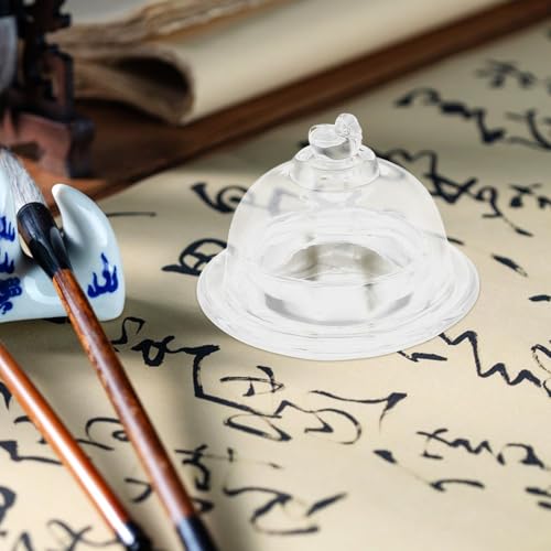 Paleta de tinta de vidrio para crear caligrafía y pintura en escritorios compactos 7