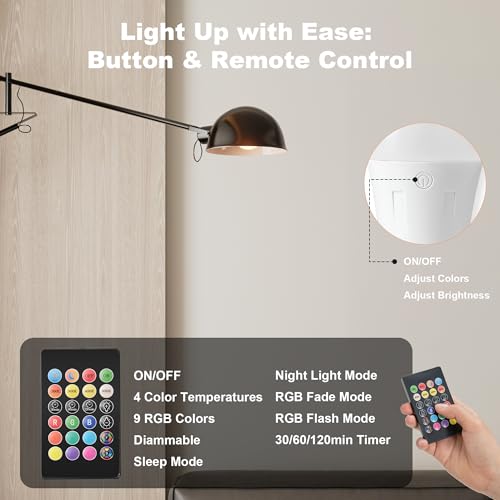 Rechargeable LED Light Bulbs with Remote Control - Home and Outdoor Use