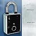 Smart Fingerprint Password Padlock Card APP Key Access Theft Proof Keyless Entry Electronic Lock for Outdoor Fence Gate Garden Gates Toolboxes (TUYA)