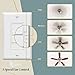 TOPGREENER Kalide Fan Speed Control Switch, 3-Speed Fan Wall Switch, Single Pole, 120VAC, 60Hz, 2.5A, Neutral Wire Not Required,𝐖𝐚𝐥𝐥 𝐏𝐥𝐚𝐭𝐞 𝐈𝐧𝐜𝐥𝐮𝐝𝐞𝐝, TGFS3-W-2PCS, White, 2 Pack