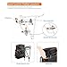 Ibera Bicycle Bag PakRak Clip-On Quick-Release All Weather Bike Panniers (Pair), Includes Rain Cover , Black