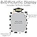 Big Dot of Happiness K-12 School Photo Display Frame - 8x10 inch Graduation Memory Wall, Professional Photo Holder Set, DIY Graduation Party Decorations, Picture Display Board - Goodbye High School