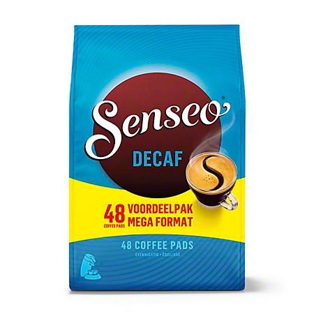 Senseo Coffee Pods - 48 Pods - Different Flavor - Imported From Netherlands (Decaffeinated, 144) #TOP2