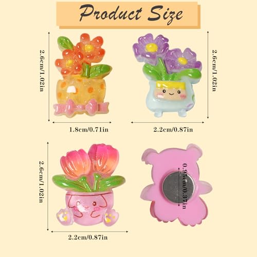 30 imanes pequeños decorativos para refrigerador miniatura 3