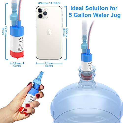 Image of 12V Submersible Water Pump - German Made (2.5GPM / 18ft.) | Portable RV Water Pump - Works with Electric Switch in 12V Faucets | 12 Volt Small Water Transfer Pump for Camper, Marine, Solar.