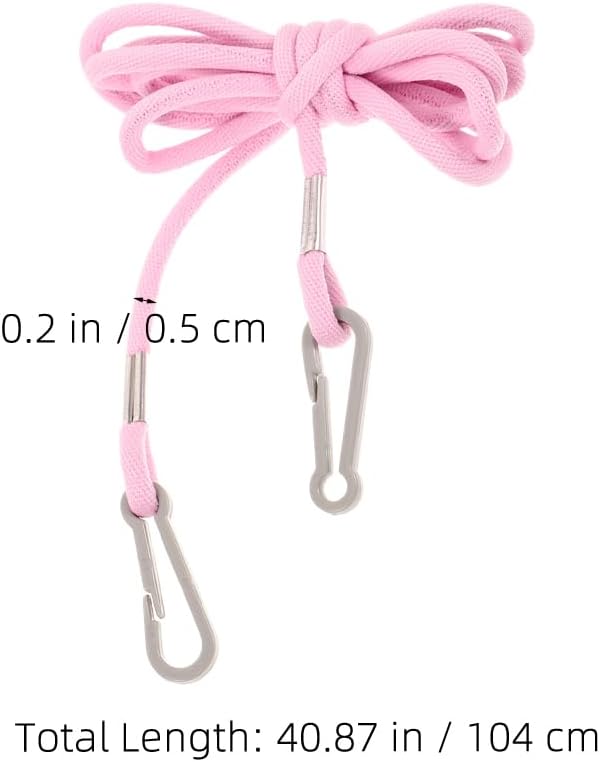POPETPOP 2Pcs Adjustable Glove Lanyard Clip for Boy Girl Elastic Mitten Holder Strap Nylon Glove Keeper for Winter Sports and Outdoor Activities