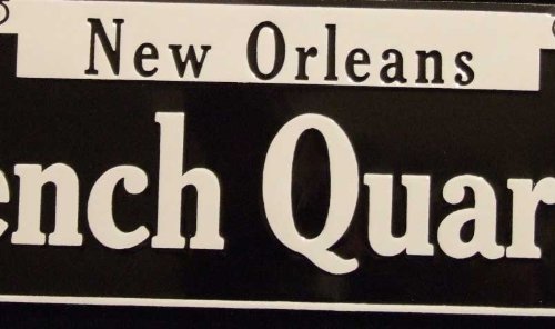 Amazon.com: Large Metal Sign French Quarter New Orleans Vieux