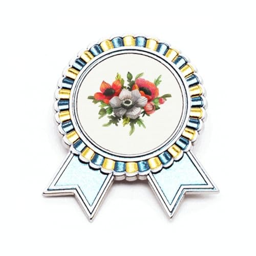 Pin's fleur de maïs pour médaille de récompense en métal M robuste anti-perte