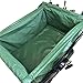 Fishing Cart Wagon - Holds 5 Fishing Poles – Portable - Large Air Rubber Wheels – Cooler Platform – Storage Pouch – Folds to Fit in Trunk of Car - Piers, Lakes, Rivers and Beaches – Patents Pending