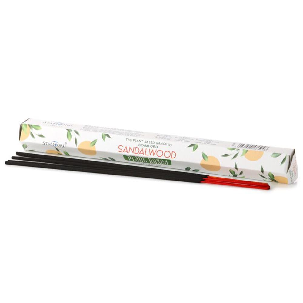 6x Premium Plant Based Stamford Hex Incense Sticks - Sandalwood - Incence Sticks & Cones