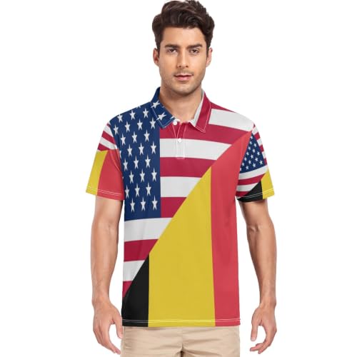 Polo de golf homme col chemise séchage rapide manches courtes S