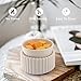 VICTORIA AROMA Ceramic Wax Melt Warmer 3-in-1 Candle Wax Warmer for Scented Wax Melter Electric Fragrance Wax Burner for Home Office Bedroom Gift & Decor…