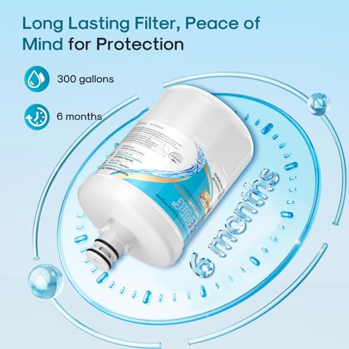 Image of ICEPURE Alkaline 5231JA2002A Refrigerator Water Filter, 3 PACK | Enhances PH, Replacement for LG LT500P, ADQ72910901, GEN11042FR-08, Kenmore 9890, ADQ72910907, LFX25973S, LFX25974ST, 46-9890