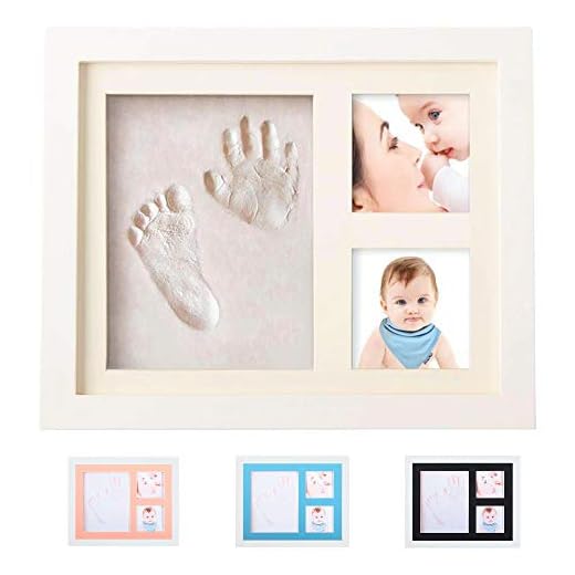 Kit De Marco 2.0 By Smile Mind | Huella De Mano | Huellas De Pies De Bebes | Ideas Para Regalar A Un Bebe Recien Nacido | Imagenes De Huellas De Pies De Bebe | Marcos Para Fotos A Mano | 4 in 1
