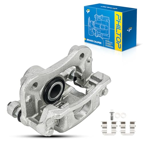 PHILTOP Brake Caliper Rear Left Compatible with Hyundai Sonata 2.4L/1.6T 2015-2019, 2.0T 2015-2018, Kia Optima 2.4L 2016-2020, 2.0T 2017-2019, 1.6T 2016-2019, 19B6390A