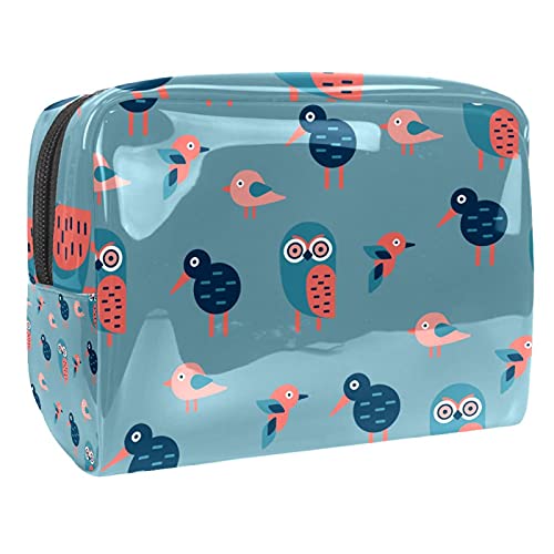 Trousse de maquillage jaune imprimé floral | Vanity femme et pochette de toilette de voyage