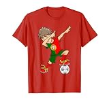 Dabbing Boy Portugal Flagge Portugiesische Kultur T-Shirt
