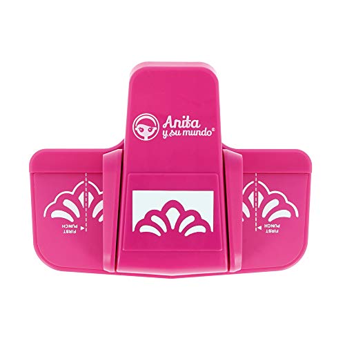 Anita y su Mundo Troqueladora De Bordes Y Esquinas, Rosa Fucsia, Dibujo: 57mmx25mm Cover