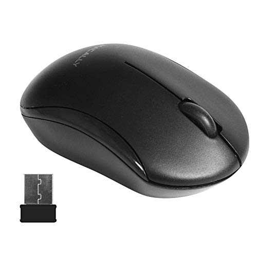 Macally 2.4G Wireless Mouse with 3 Button, Smooth Scroll Wheel, Dongle Receiver, Compatible