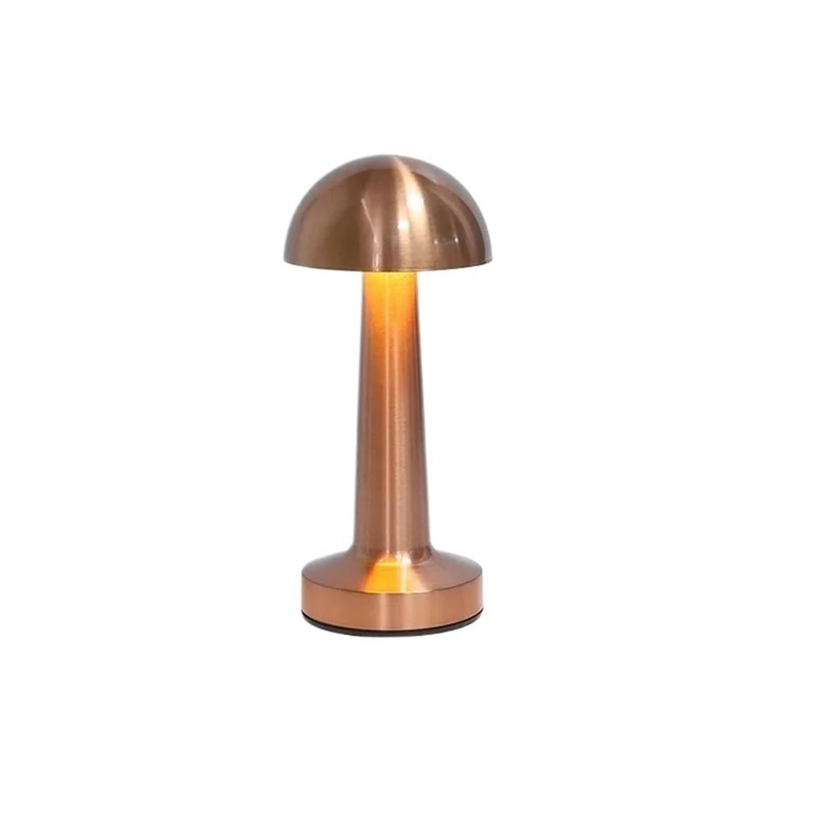CKAFZMYJQBT Retro LED Table Lamp Mushroom USB Rechargeable Night Light Rechargeable Desk Lamp Stepless Dimming 3 Colors Bedside Lamp Hotel
