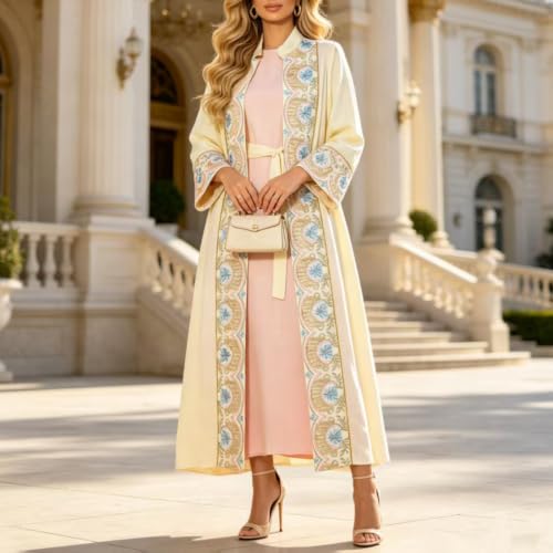 Conjunto de dos piezas elegante con estampado floral y mangas acampanadas 4
