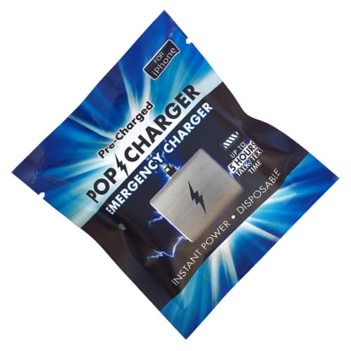 2 Pack i Phone Pop Charger Pre-Charged Disposable Emergency Charger - Image 3