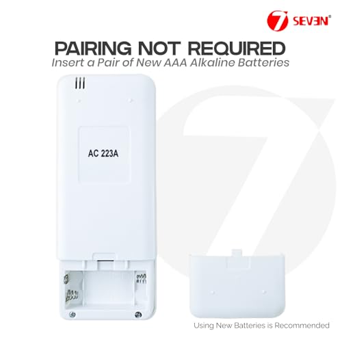 Image of 7SEVEN Compatible of Godrej Ac Remote Original Model 223A 433kHz Suitable for 1 1.5 2 Ton Split Air Conditioner 15 Keys Ensure Each Key Match and Genuine Remotes Replicate Exactly